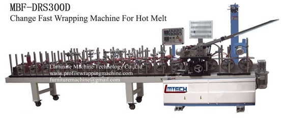 China MDF Quarter Round wrapping machine supplier