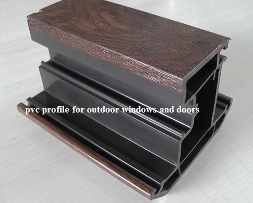 China cold melt Profile Wrapping Machine for PVC film supplier