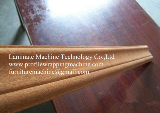 China veneer profile wrapping machine supplier