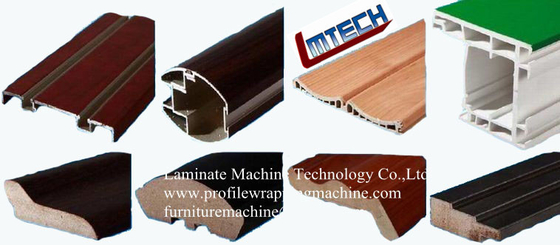 China CE pvc profile wrapping machine supplier