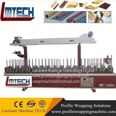 China MDF line Profile Wrapping Machine woodworking machine supplier