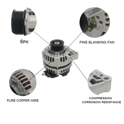 sintruk spare part -ENGINE SPARE PARTS 28V 70A VG1246090017 ALTERNATOR supplier