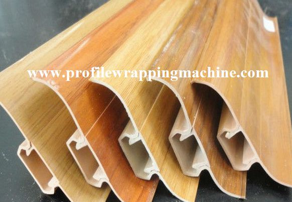 CE pvc profile wrapping machine